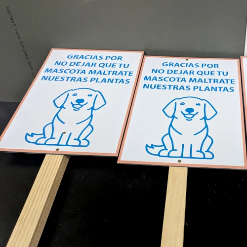 paletas en sustrato de aluminio