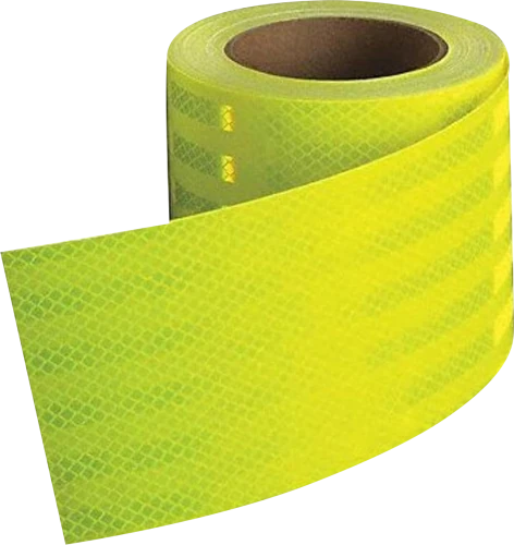 Cinta reflectiva Grado Diamante seria 983-23 color Amarillo limon fluorescente