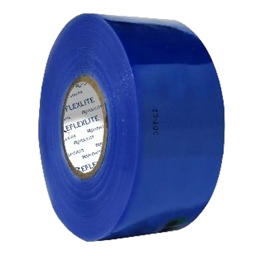 cinta reflectiva 4 pulgadas color azul
