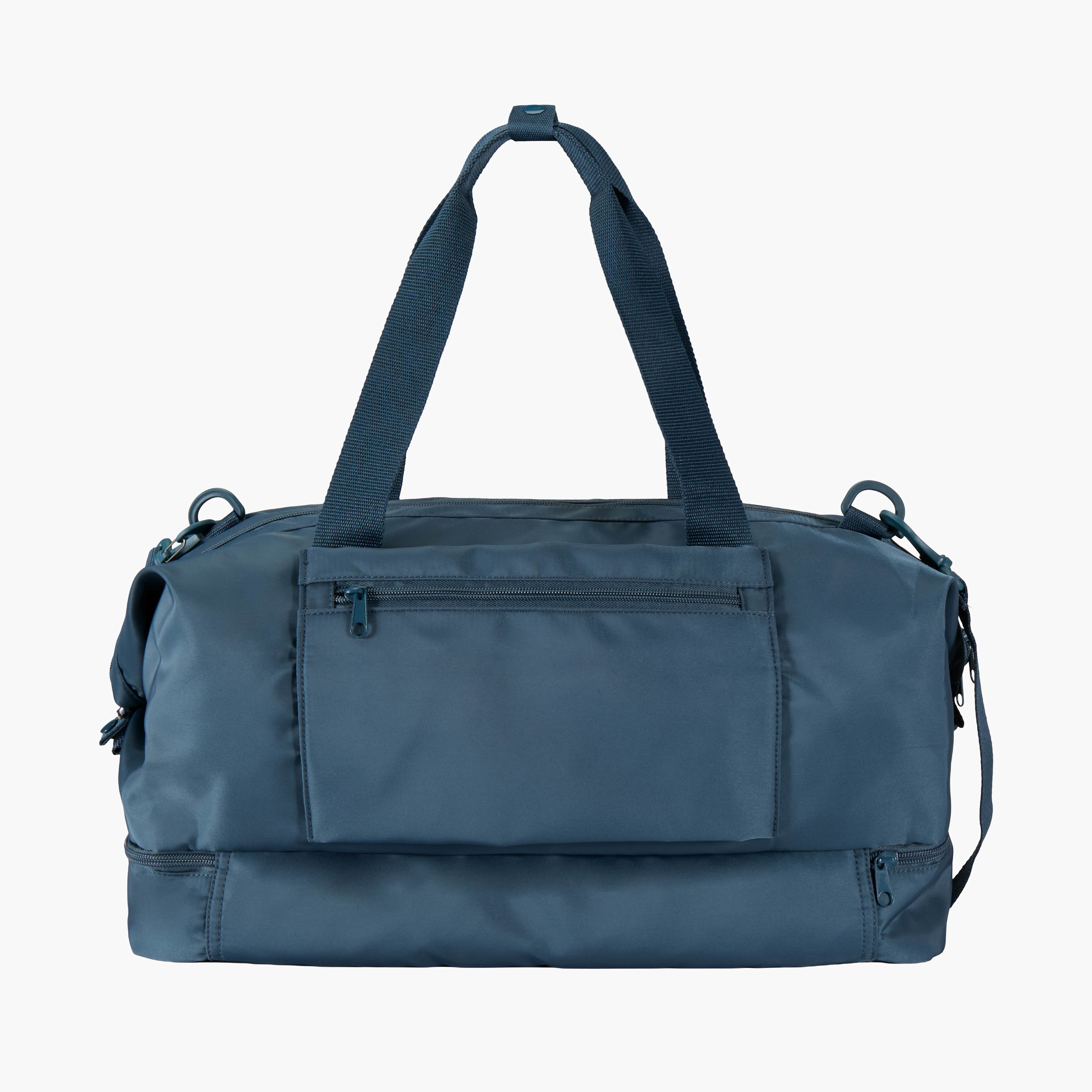 sasha production - recycled travel duffel