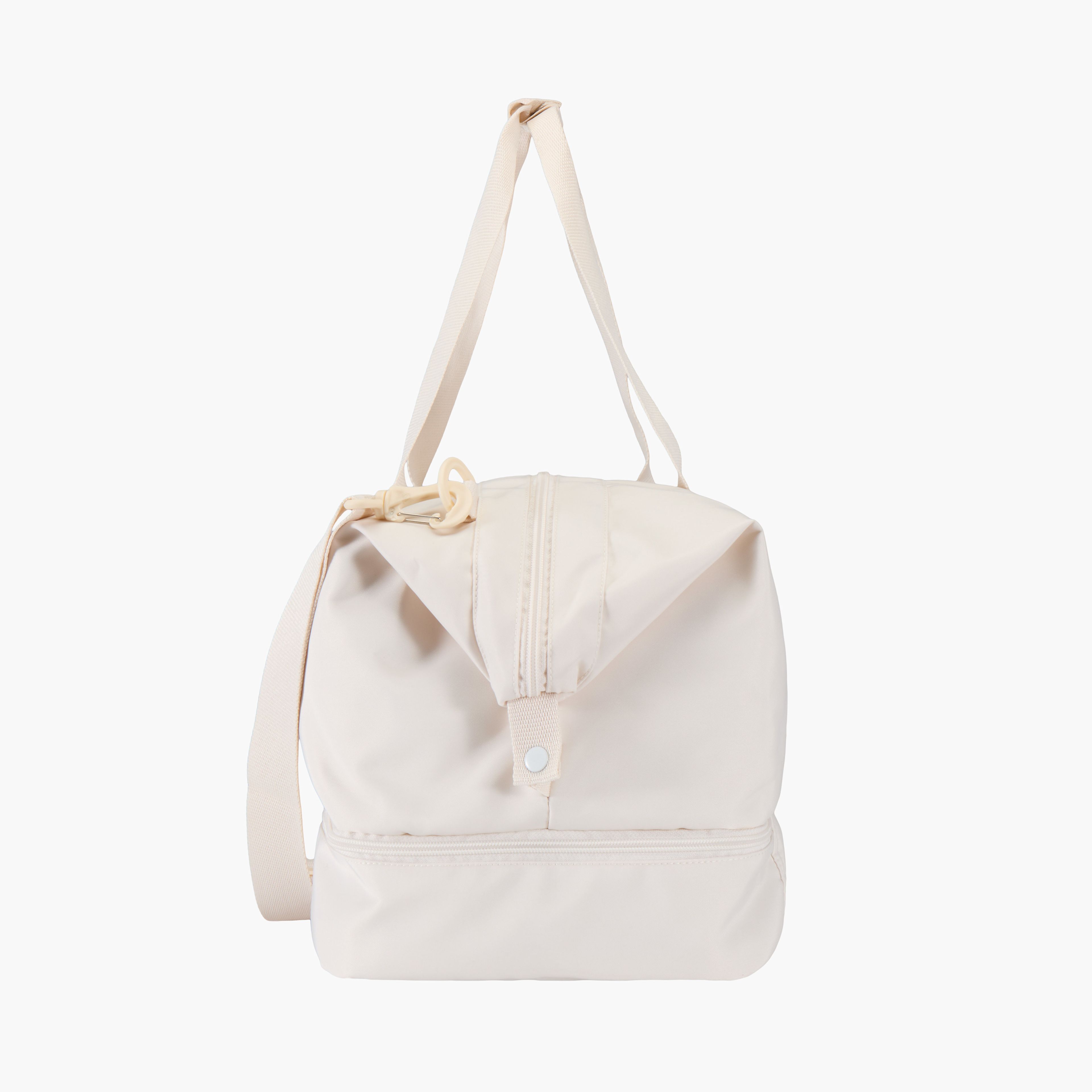 sasha production - recycled travel duffel