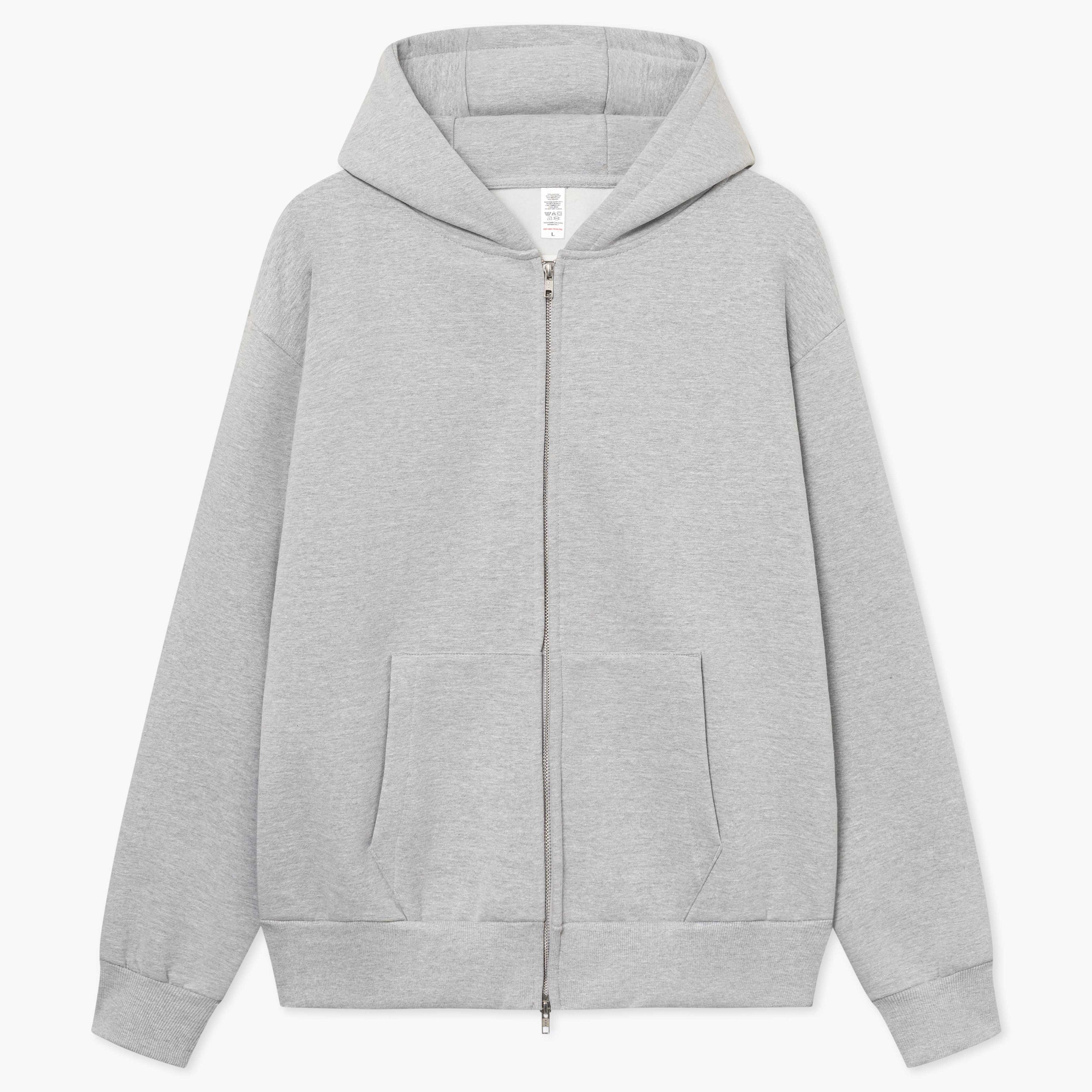 sasha production - double zip hoodie