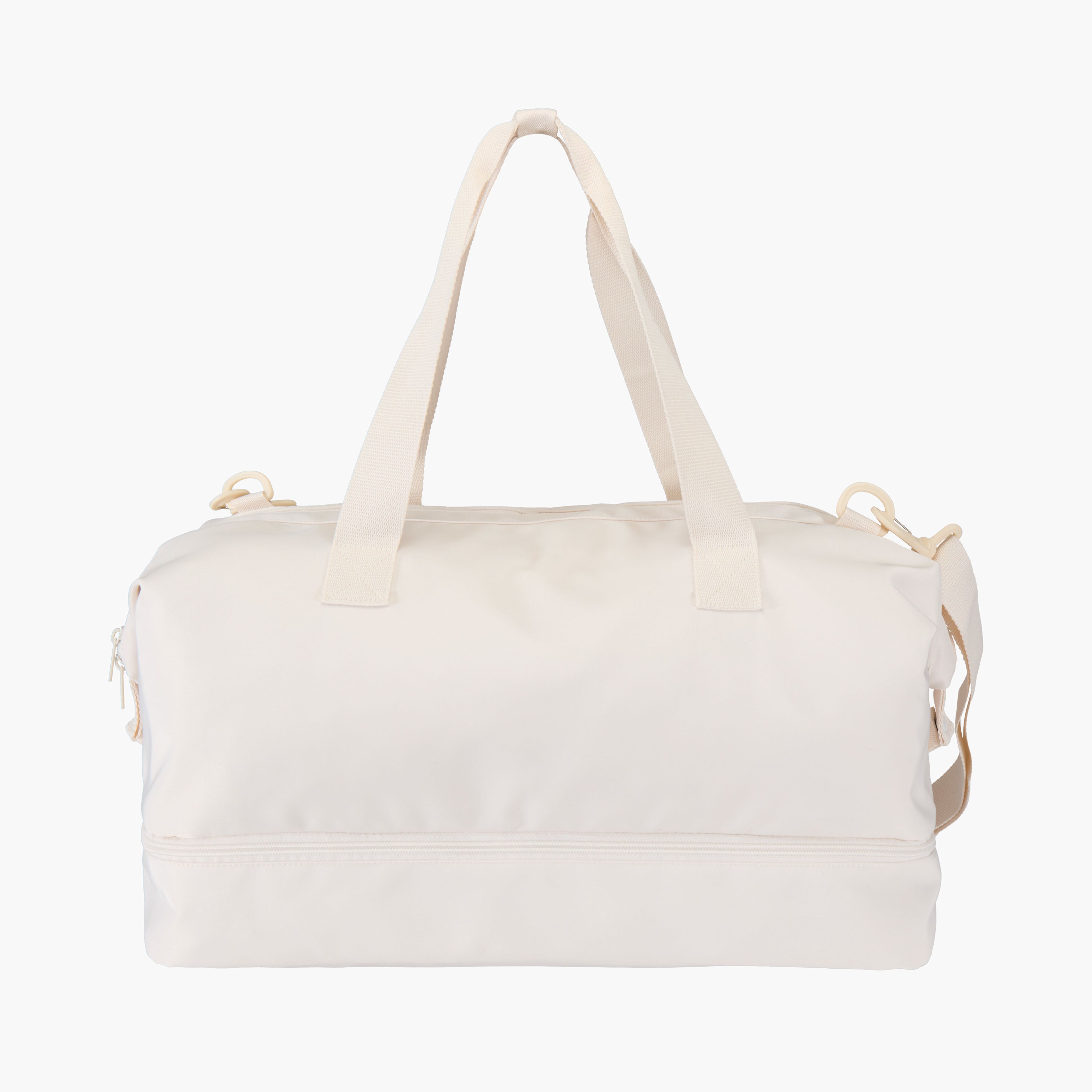 sasha production - recycled travel duffel