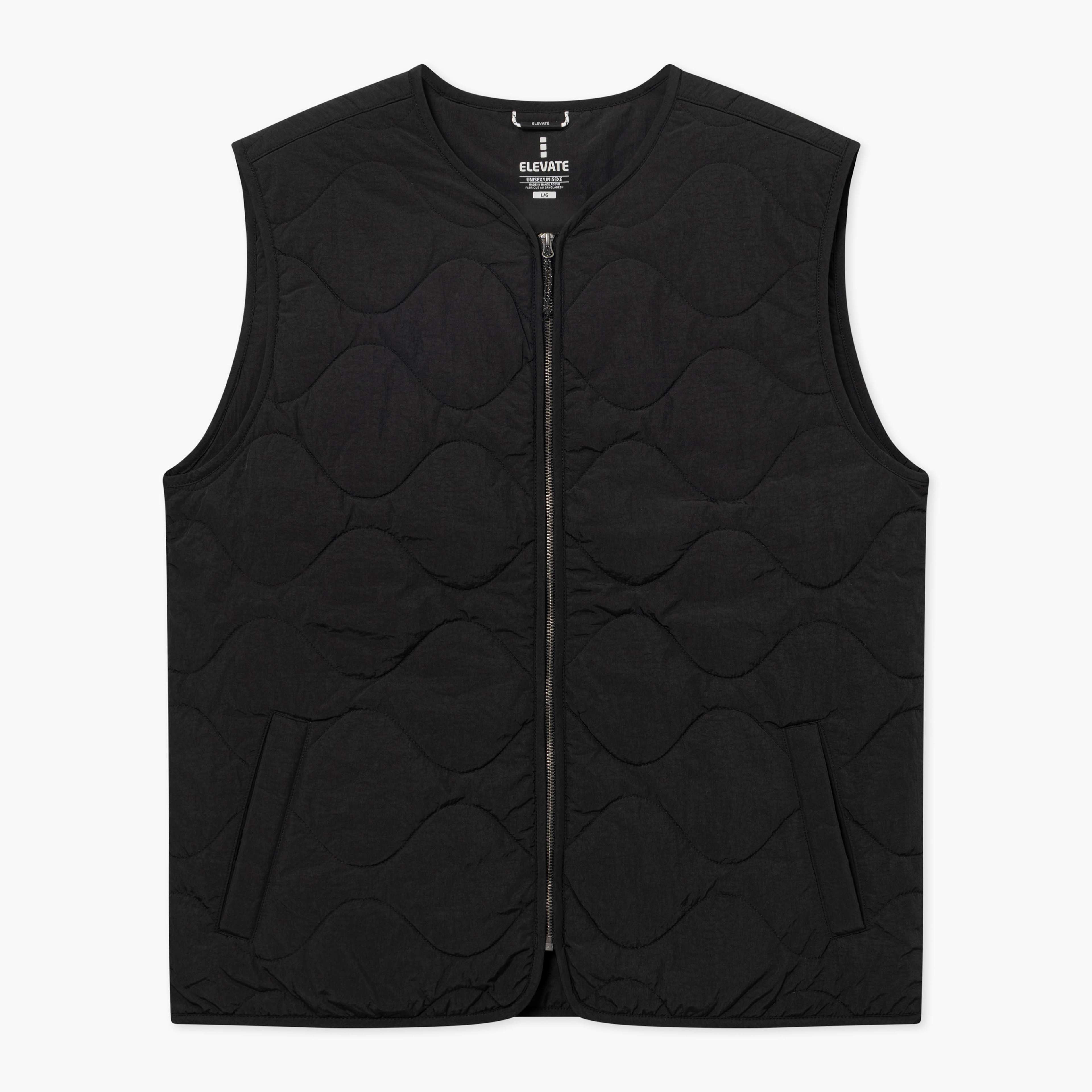 sasha production - quilted vest