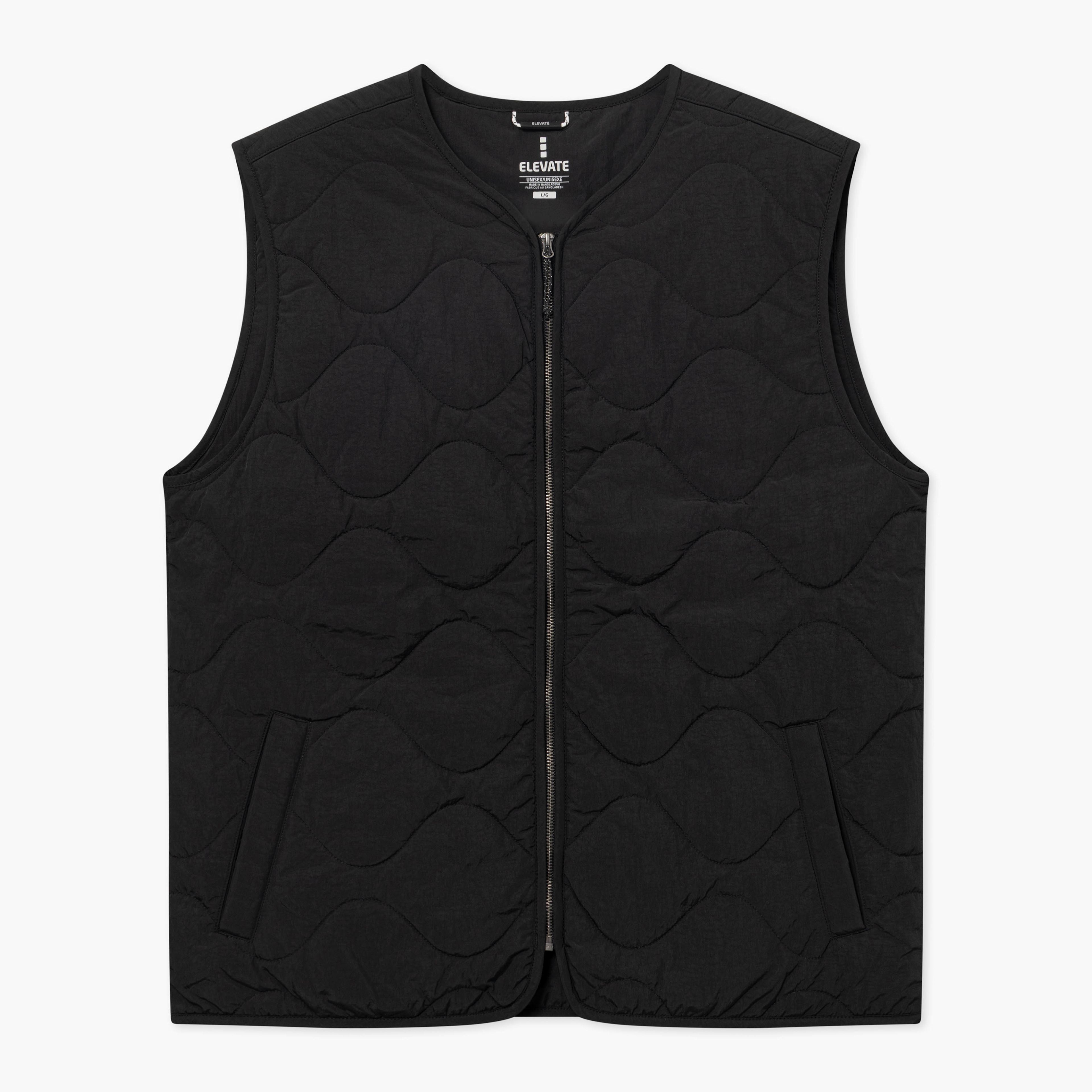 sasha production - quilted vest