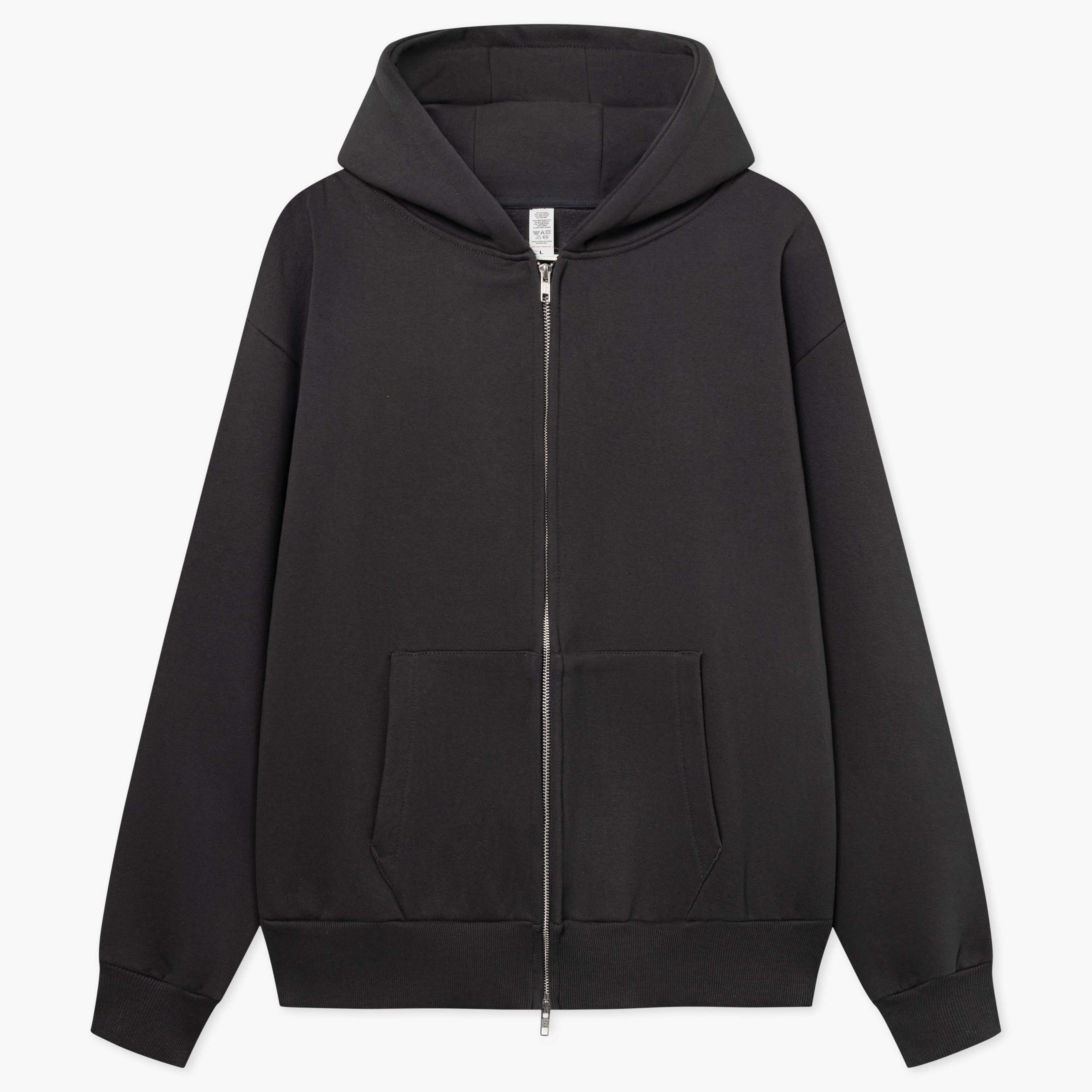 sasha production - double zip hoodie