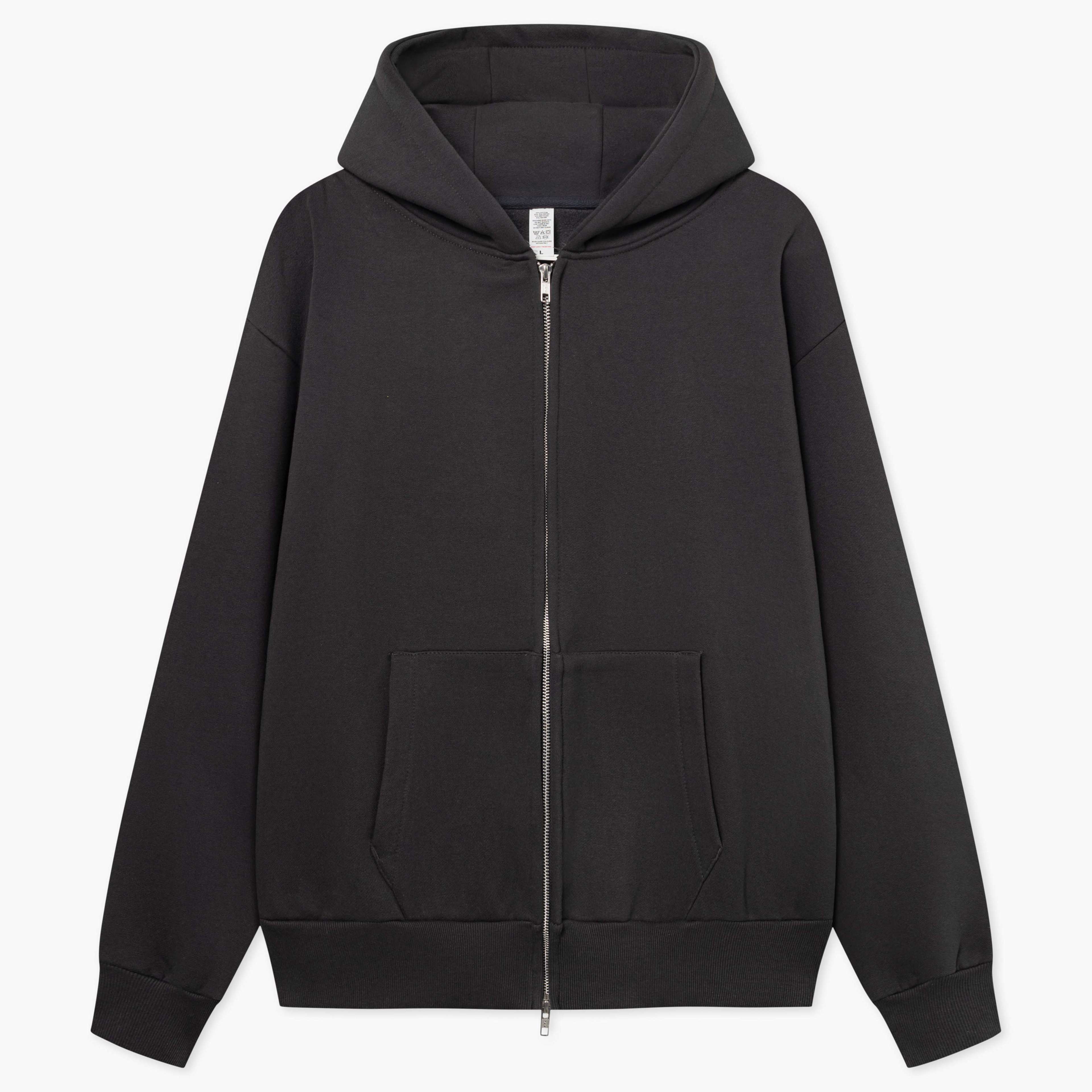 sasha production - double zip hoodie