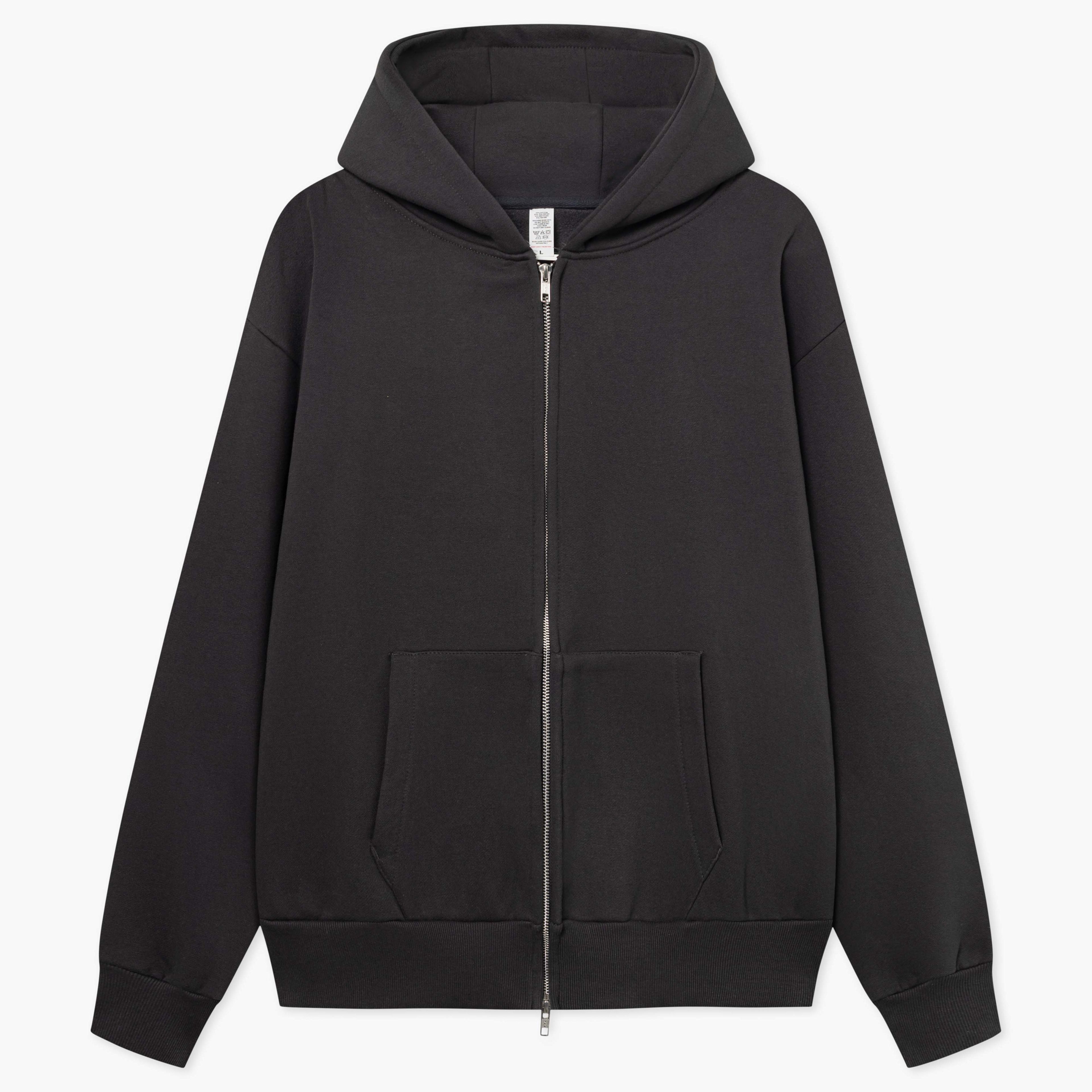 sasha production - double zip hoodie