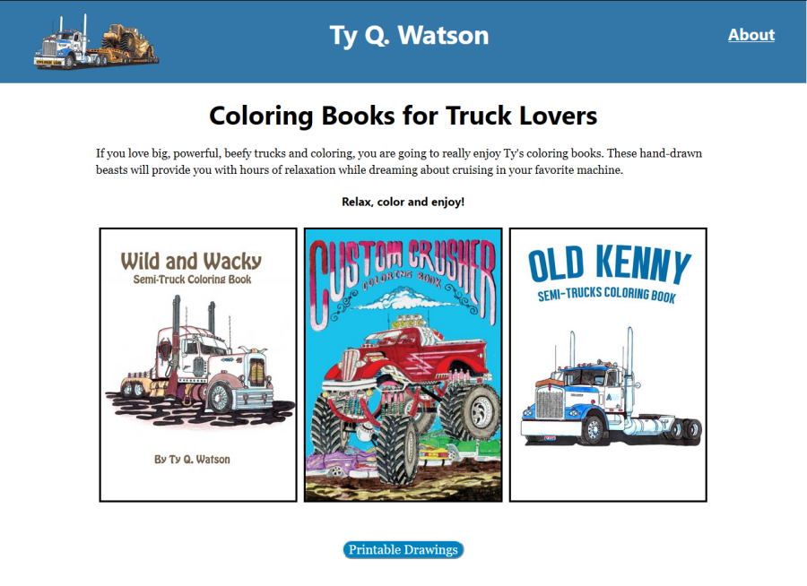 Ty Q. Coloring Books