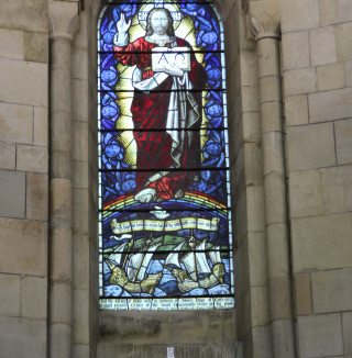 Carriden Church - stained glass windows 