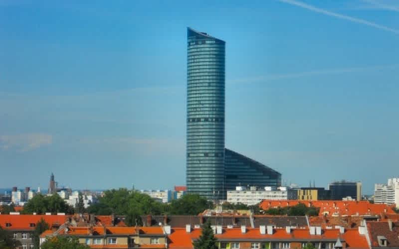Wolkenkratzer Sky tower, Polen