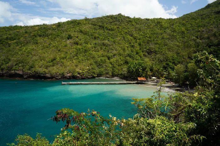 Anse noire en Martinique