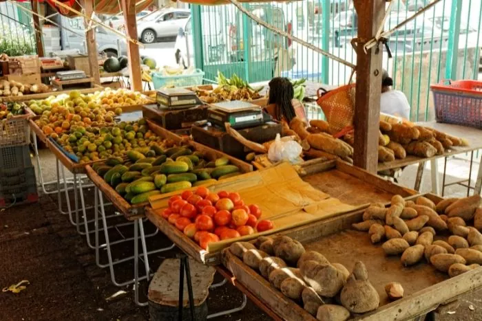 Marché Fort-de-France en Martinique
