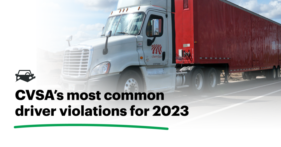 How Fleets Can Avoid the Most Common Driver Violations