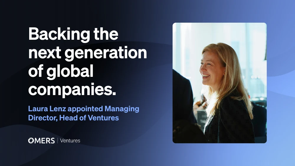 Backing the next generation of global companies. Laura Lenz appointed Managing Director, Head of Ventures