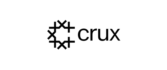 The logo for the company Crux
