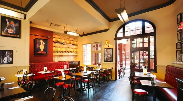 Private dining space at Cafe Rouge Windsor