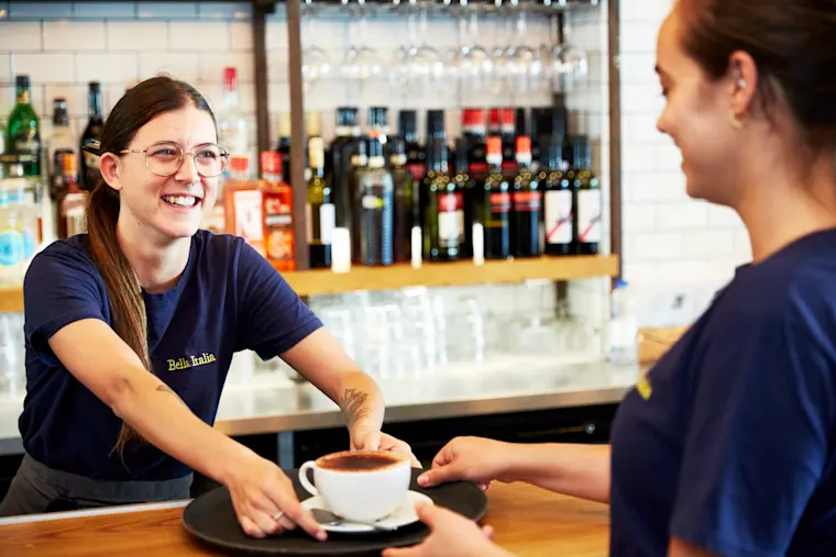 Bella Italia Team Restaurant Server Coffee