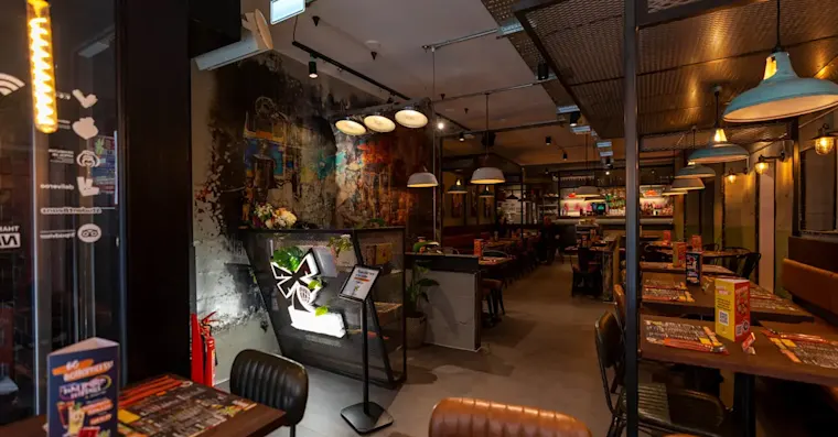 Interior view of Banana Tree's Covent Garden restaurant. 