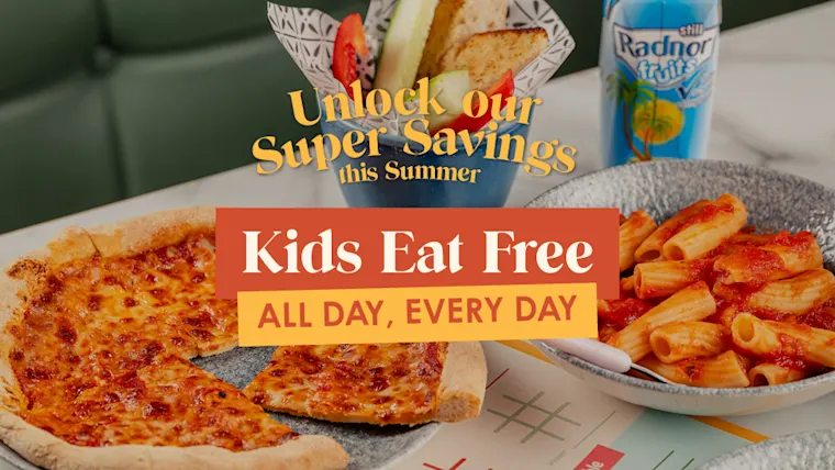 Kids Eat Free All Summer at Bella Italia