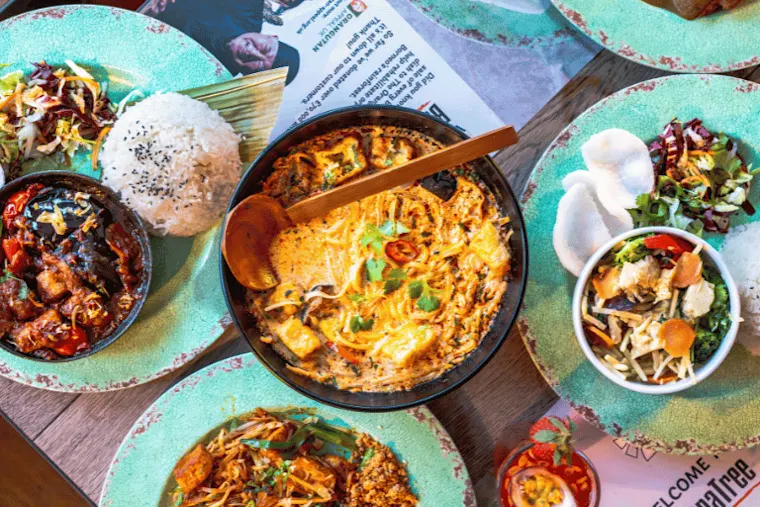 our story vegan menu mobile