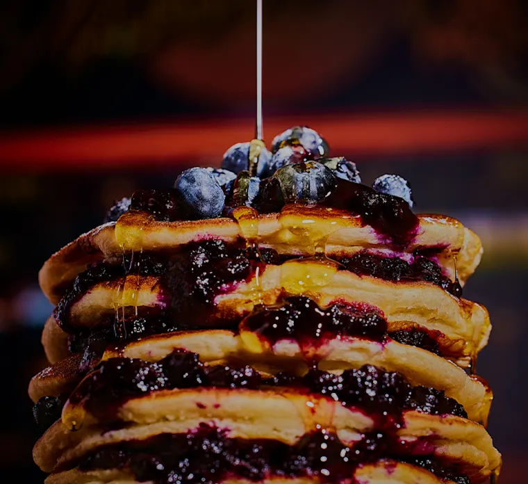 Pancake Day Landing Page Hero Mobile