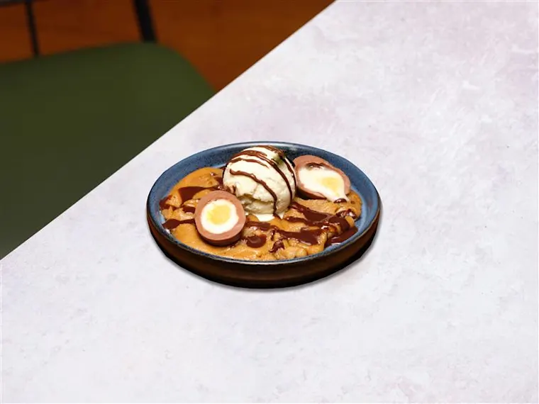 creme egg cookie dough