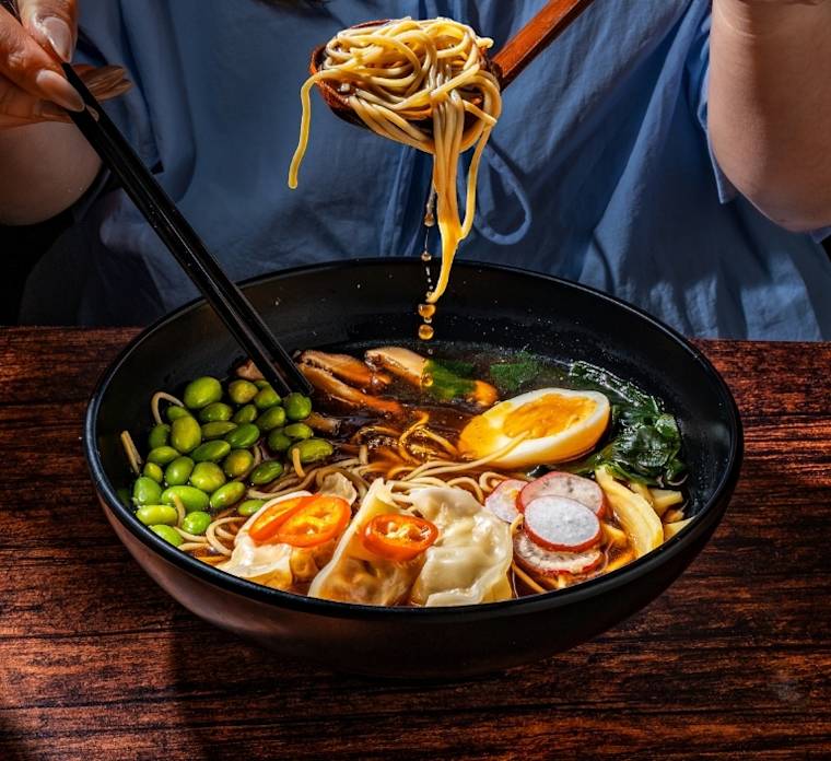 A Bowl of Healthy Southeast Asian Food