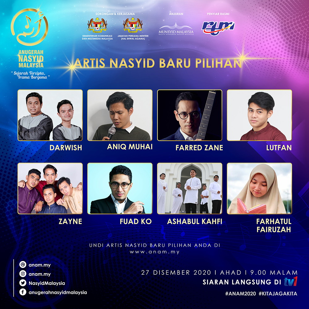 Top 8 Artis Baru Pilihan