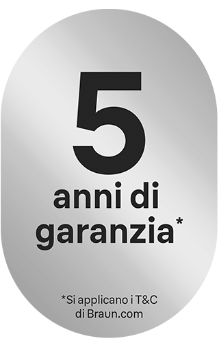 5 anni di garanzia