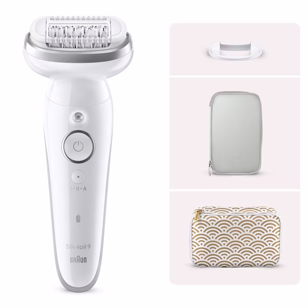 Braun Kit Epilatore Silk·épil 9-011 con Pochette esclusiva Braun Kit Epilatore Silk·épil 9-011 con Pochette esclusiva