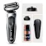 Kit Braun: Rasoio elettrico Braun Series 7 71-S4200cs e Crema idratante viso e barba King C. Gillette