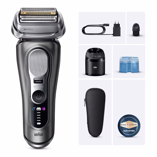 Braun Kit Rasoio Elettrico Series 9 Pro+ con Head & Shoulders Classic Clean 2in1 Shampoo e Balsamo