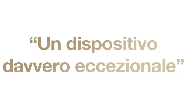 Un dispositivo davvero eccezionale Un dispositivo davvero eccezionale
