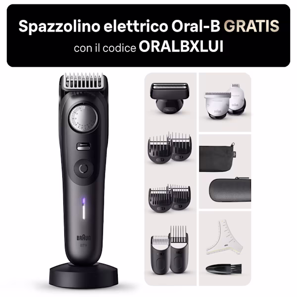 Braun Regolabarba Series 9 BT9565 e Head & Shoulders Menthol Fresh Shampoo Antiforfora Braun Regolabarba Series 9 BT9565 e Head & Shoulders Menthol Fresh Shampoo Antiforfora