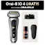 Rasoio elettrico Braun Series 9 Pro+ 9515s e Crema idratante per viso e barba King C. Gillette