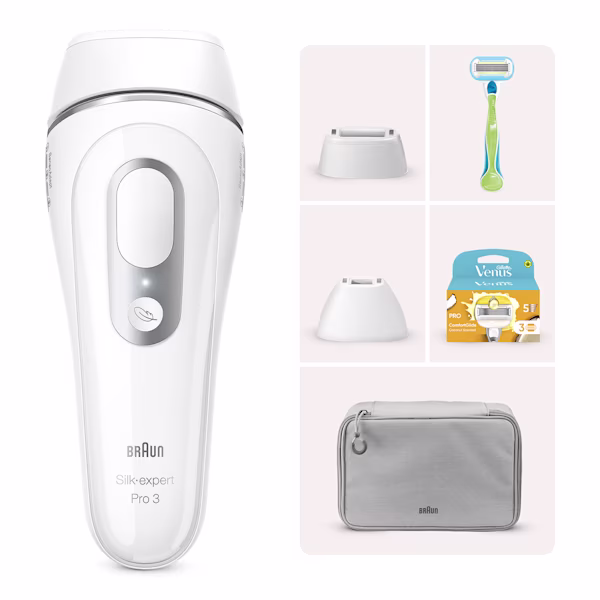 Braun Kit Luce Pulsata Silk Expert Pro 3 PL3122 Lamette di ricambio Venus Comfortglide Coconut Plus Braun Kit Luce Pulsata Silk Expert Pro 3 PL3122 Lamette di ricambio Venus Comfortglide Coconut Plus