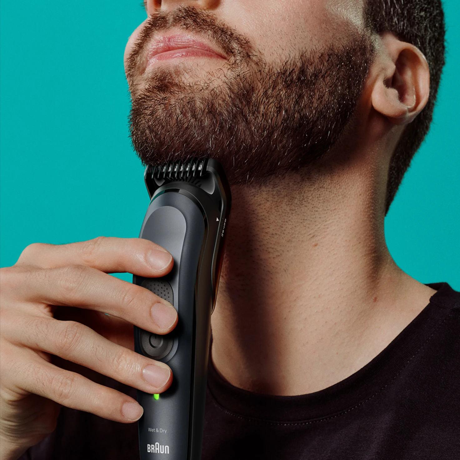 Rasoio elettrico ricaricabile senza fili taglia regola capelli barba 5  Accessori