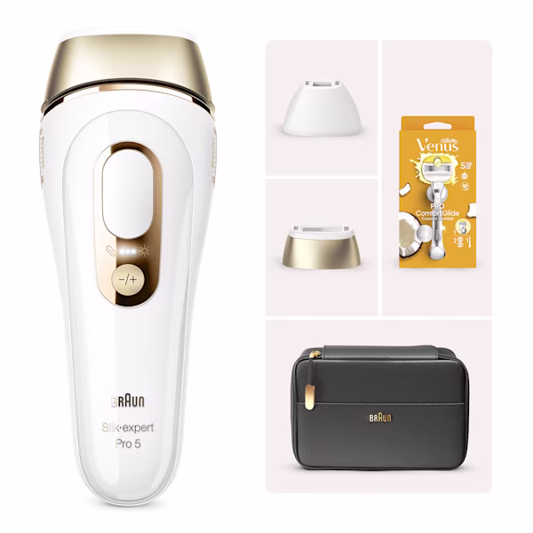 Kit Braun Luce Pulsata Silk·expert Pro PL5140 con Rasoio Venus Pro Comfortglide Coconut Kit Braun Luce Pulsata Silk·expert Pro PL5140 con Rasoio Venus Pro Comfortglide Coconut