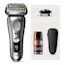 Rasoio elettrico Braun Series 9 Pro+ 9517s e Crema idratante viso e barba King C. Gillette