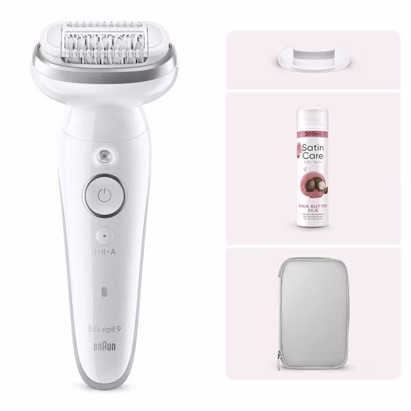 Braun Kit Epilatore Silk·épil 9-011 con Pochette esclusiva Braun Kit Epilatore Silk·épil 9-011 con Pochette esclusiva