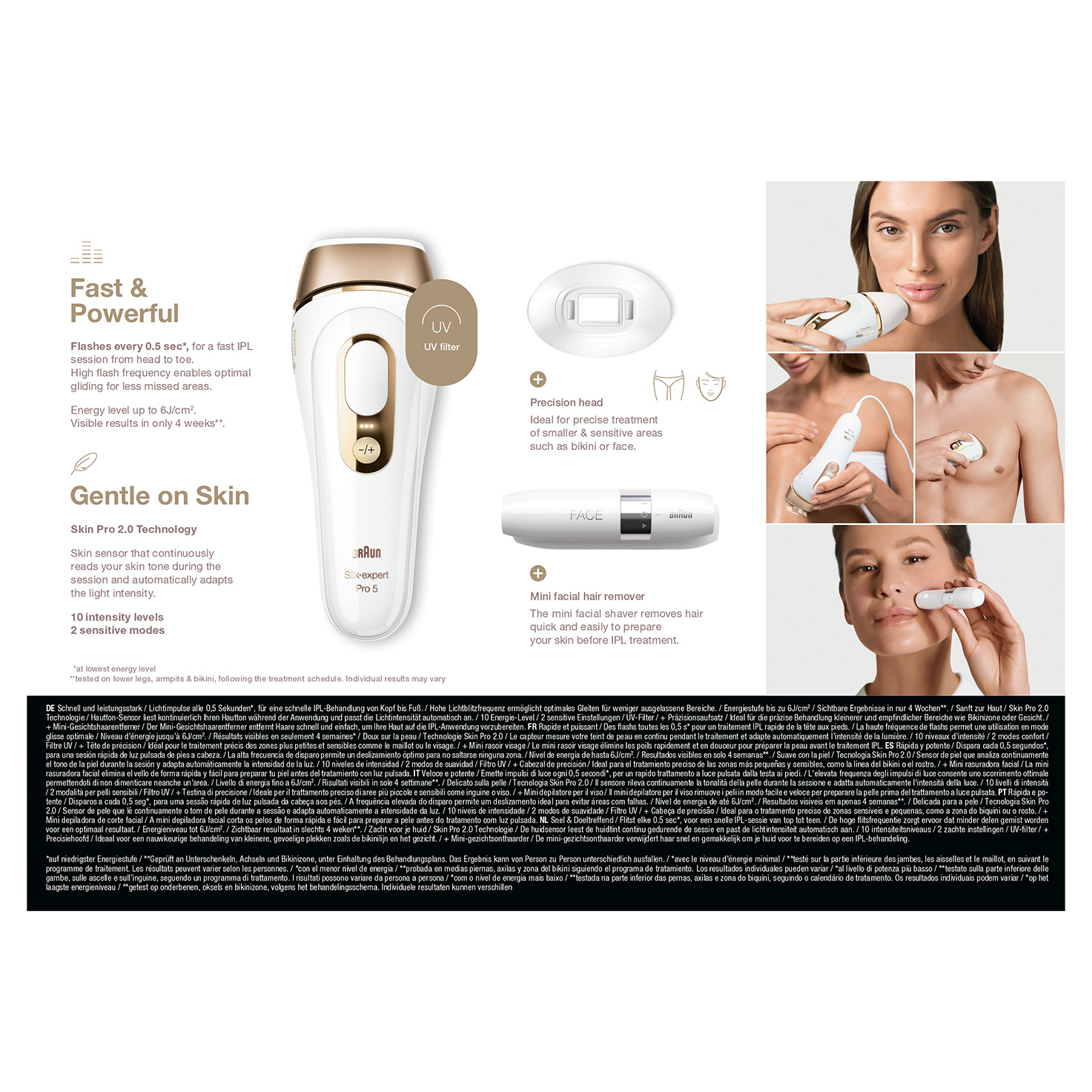 Epilatore Braun Pl5139 Depilacion Braun Luz Pulsada Depiladora De