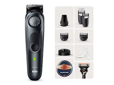 Braun Regolabarba Professionale Pro 7 BT7441 e Balsamo barba King C. Gillette 100ml