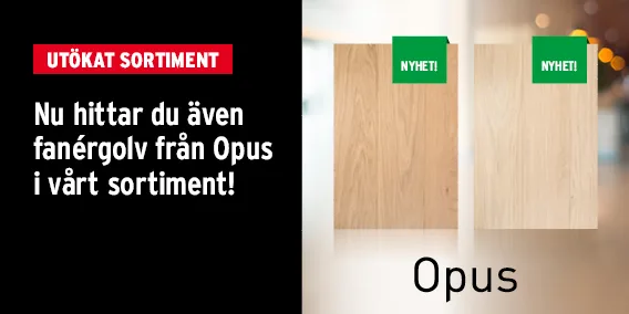 OPUS fanérgolv – härdat trägolv för stilrena och hållbara miljöer
