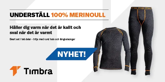 Timbra lanserar underställ i 100% merinoull – perfekt för alla årstider