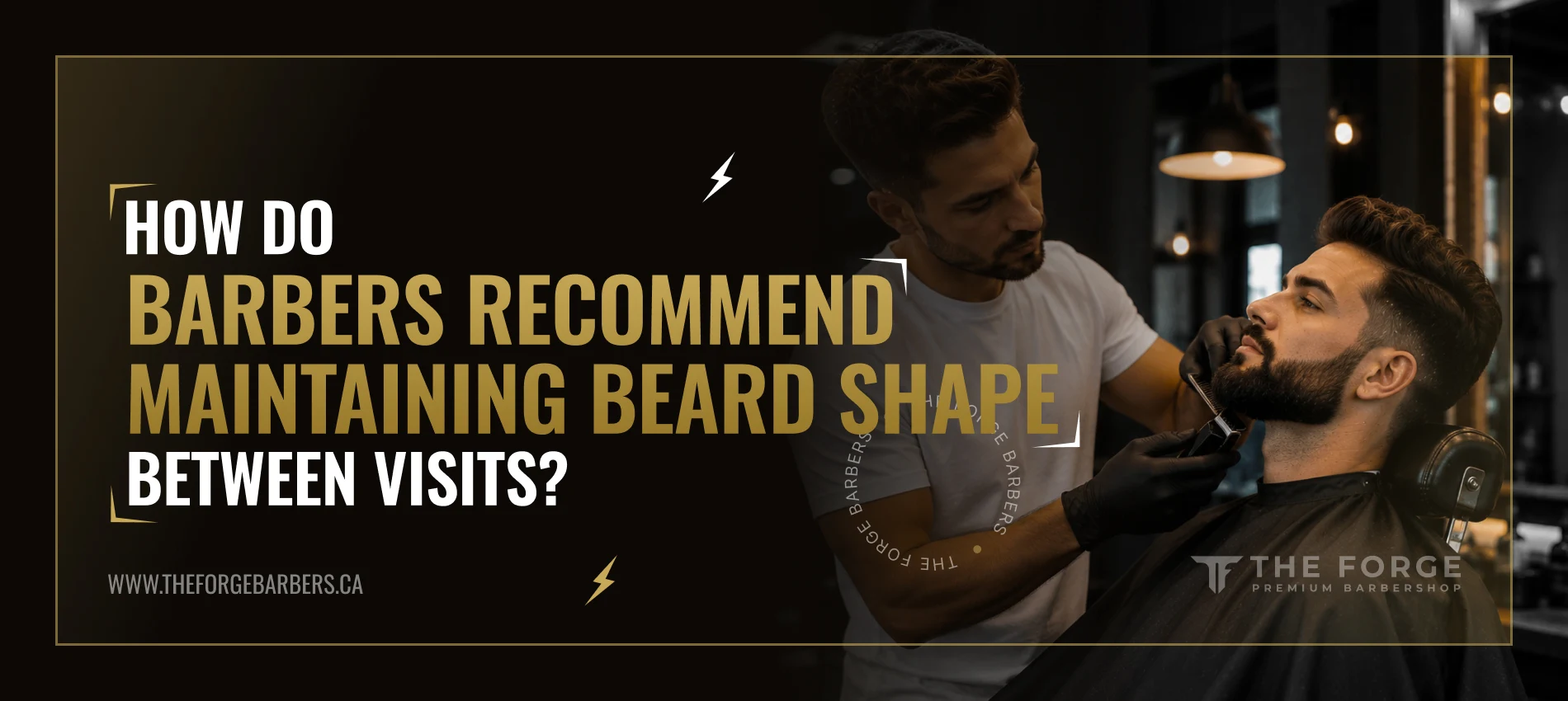 How Do Barbers Recommend Maintaining Beard Shape Between Visits?
