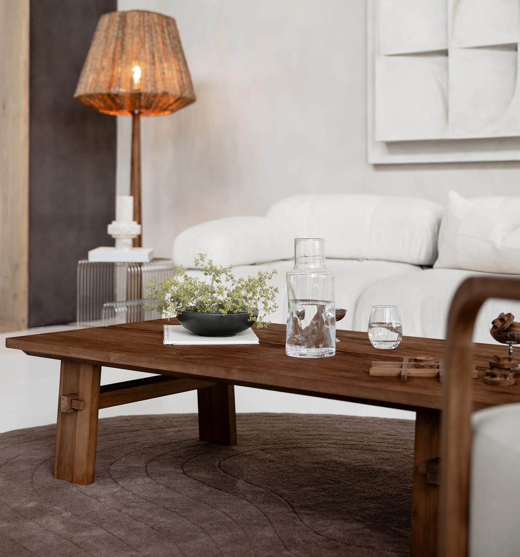 D-bodhi コーヒーテーブル INDUSTRIAL COFFEE TABLE D-Bodhi Wave Coffee Table - Natural – LH Home