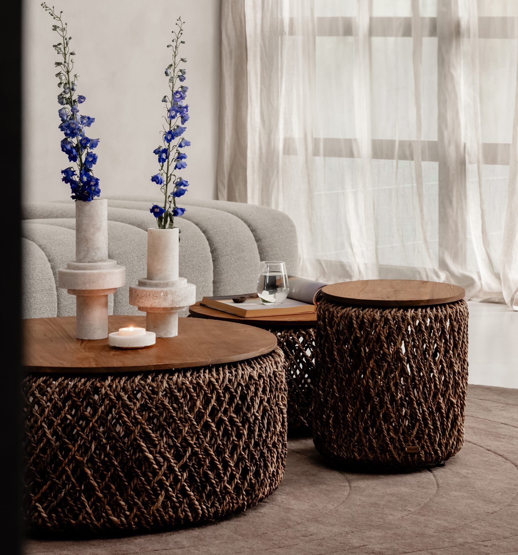 D-BODHI - SIDE TABLE / 40×40×52 D-Bodhi Knut Coffee Table