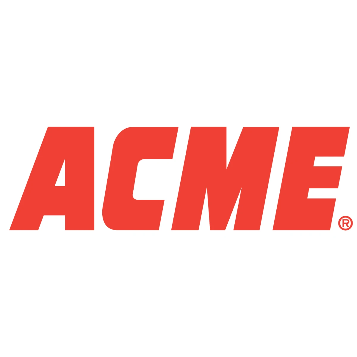 Acme grocery store horizontal logo