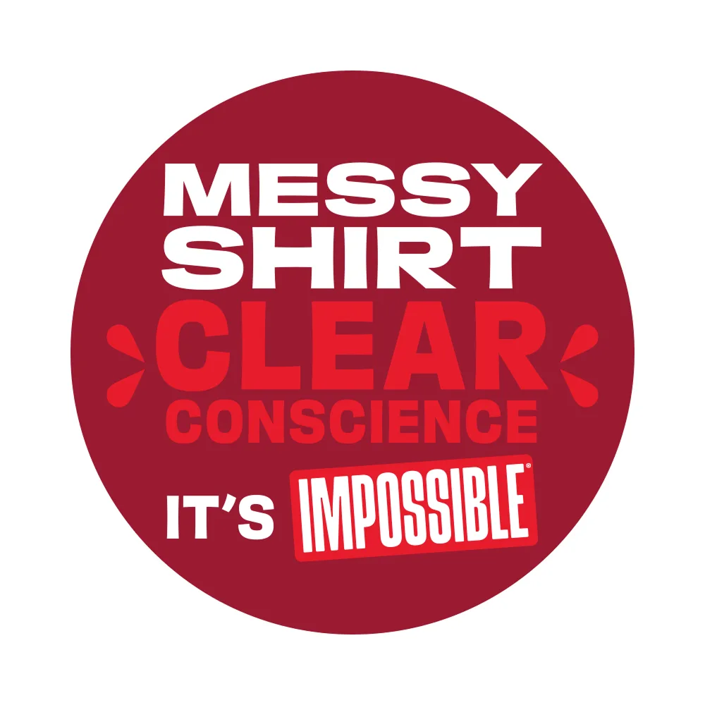 Impossible Foods Messy sticker